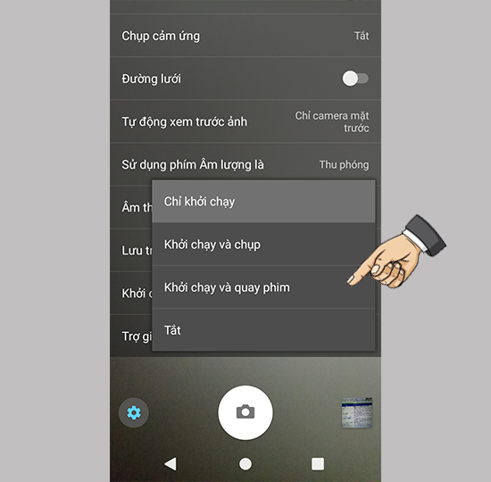 Tùy chọn tính năng